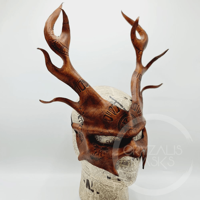 Steampunk deer mask