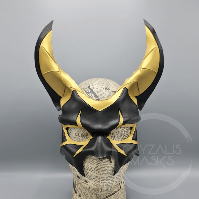 Anubis mask with Gold detailed Ears