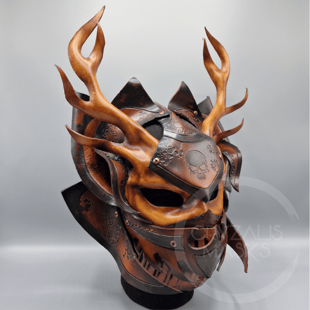 Limited Edition Leather Stag Mask