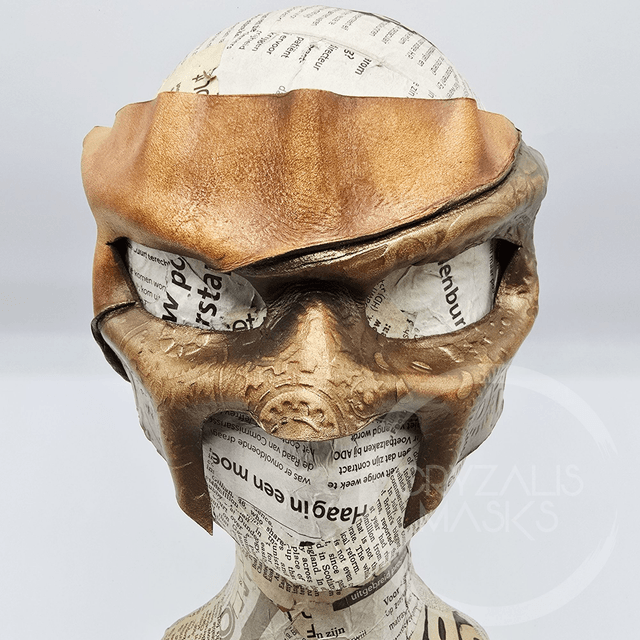 Steampunk Mask: Bronze Clockwork 
