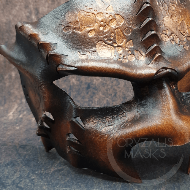 Leather Reptile mask  