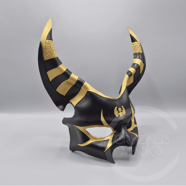 Anubis leather mask 