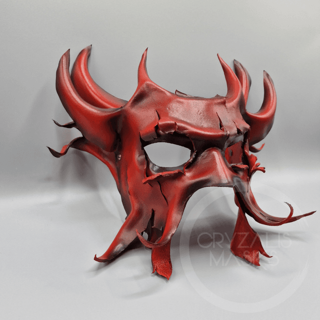 Leather Demon Mask