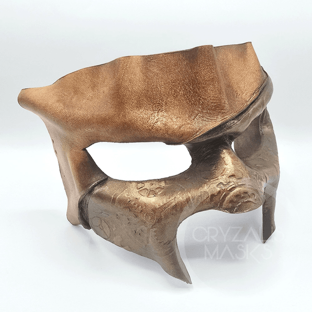 Steampunk Mask: Bronze Clockwork 