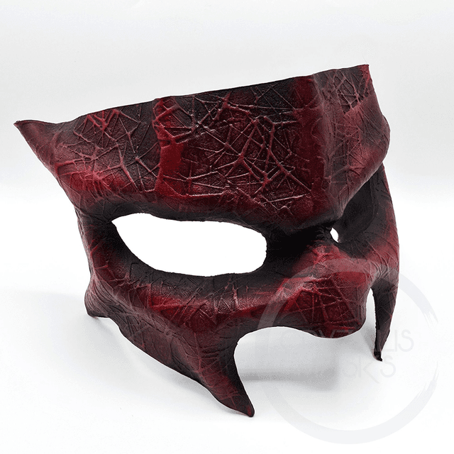 Texture leather mask &quot;the infected collection&quot;