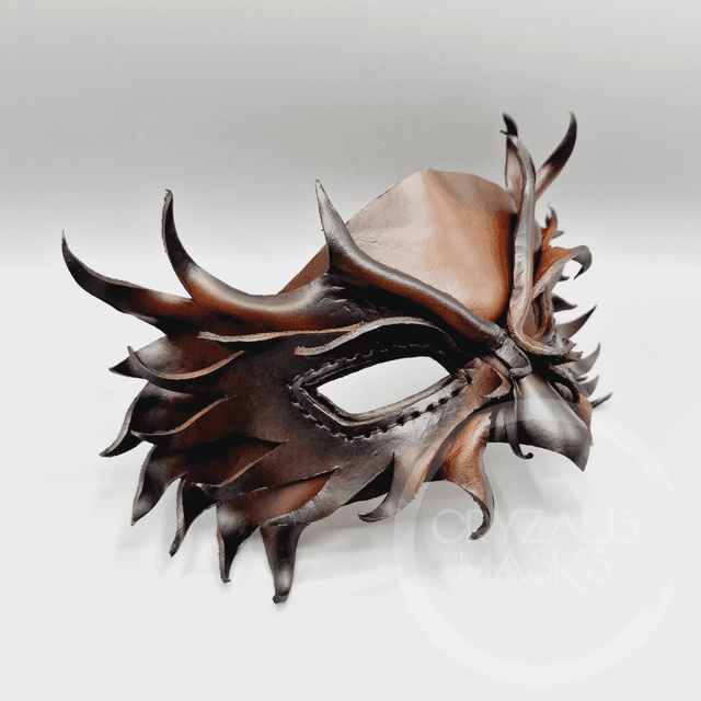 Handmade Leather owl mask