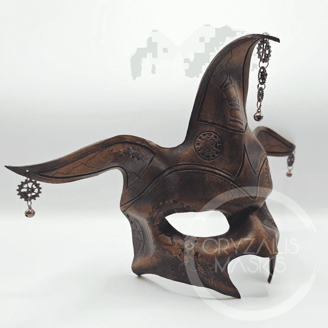 Steampunk Harlequin mask 
